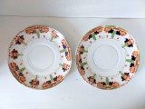 lot 2 farfurii vintage de portelan Royal Stafford China England, 23cm, 1900-1919