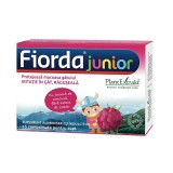 Fiorda Junior Zmeura 15 comprimate PlantExtrakt - Gat iritat, Tuse, Raguseala - Fara zahar, Diabetici, Copii +4 ani, Femei insarcinate