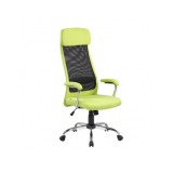 Scaun directorial GN102, mesh, mecanism balans, rotire 360&deg;, inaltime ajustabila, 120 kg, verde