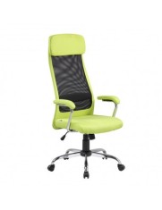 Scaun directorial GN102, mesh, mecanism balans, rotire 360&deg;, inaltime ajustabila, 120 kg, verde