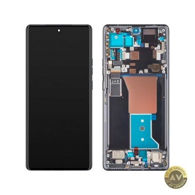 Display cu Touchscreen Motorola Edge 40 Pro cu Rama Negru (Interstellar Black) Service Pack 5D68C22010 foto