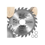 Disc circular vidia 24T, pentru lemn, 115 x 22.2 mm, Verke