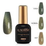 Cumpara ieftin Oja Semipermanenta LUXORISE MAGNETICA - ThermoCharm, Green Glade 10ml