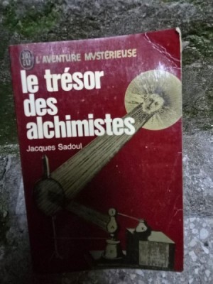 Le tresor des alchimistes - Sadoul Jaques foto