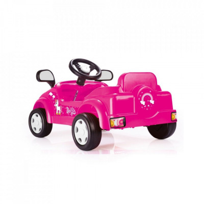 Mașină cu pedale, Roz - Unicorn, 3-5 ani, Fete foto