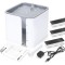 Dispenser Apa Automat Sofia CONCEPT&reg;, Pentru pisici si caini, 3 Filtre Carbon, 2 L, Alb/Gri
