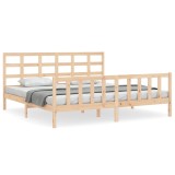 Cumpara ieftin Cadru de pat fara saltea, 200x200 cm, lemn masiv pin