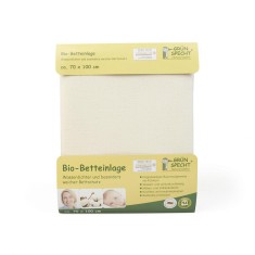 Protectie impermeabila saltea copii, BIO, 70x100 cm, fata dubla bumbac organic, spalare automata 95&deg;C, Gruenspecht 616-00 Children SafetyCare