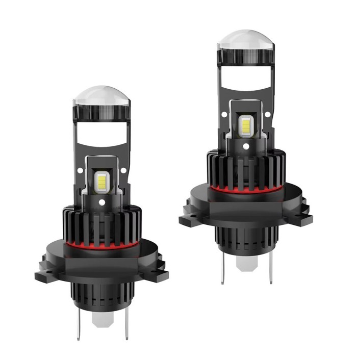 Set 2 x Becuri auto LED K88 H4, canbus, 2 faze, 280W/set
