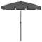 vidaXL Umbrelă de soare de plajă, antracit, 180x120 cm 314721