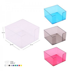 Suport cub colorat pentru notite si etichete