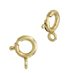 Inchizatoare rotunda Aur 14K, 4.0mm, cu za inchisa