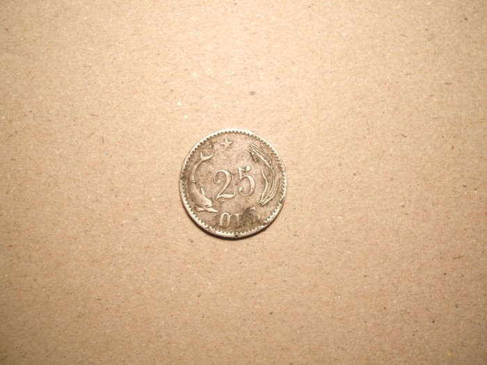 DANEMARCA 25 ORE 1894 ARGINT