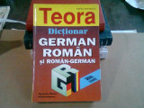 DICTIONAR GERMAN ROMAN SI ROMAN GERMAN - ALEXANDRU ROMAN