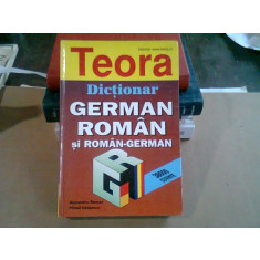 DICTIONAR GERMAN ROMAN SI ROMAN GERMAN - ALEXANDRU ROMAN