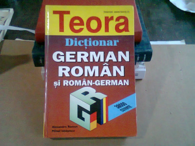 DICTIONAR GERMAN ROMAN SI ROMAN GERMAN - ALEXANDRU ROMAN foto