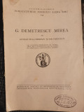 G. DEMETRESCU MIREA de GEORGE DRAGOMIRESCU SI ION FRUNZETTI , 1940