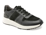 Pantofi sport BITE THE BULLET negri, 635, din piele naturala