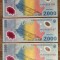 B11 28 - Bancnota foarte veche - Romania - 2000 lei - emisiune 1999 - eclipsa - serii consecutive