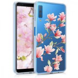 Husa pentru Samsung Galaxy A7 (2018), Silicon, Roz, 46430.01, Carcasa, Kwmobile