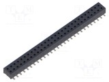 Conector şiruri pini mamă 56 PIN 1,27mm aurit SMT SAMTEC