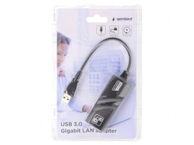 Adaptor USB la Ethernet Rapid 3.0 10/100/1000 Mbps PnP foto