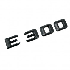 Emblema E 300 Negru, pentru spate portbagaj Mercedes