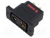 Conector alimentare DC, 500V, 2 pini, seria QS, {{Dimensiune pin}}. DONGGUAN QS ELECTRONIC TECH CO.,LTD - QS10P-S-F