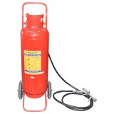 Stingator cu pulbere uscata 50 kg, mobil, din otel, pentru incendii A/B/C