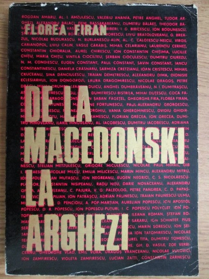 Florea Firan - De la Macedonski la Arghezi (1975)