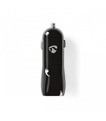 Incarcator auto 1x USB Type C 3.0 A negru Nedis foto