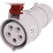 Conector Alimentare AC Trifazat Mufă Mamă 16A 400VAC IP44