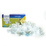 Instalatie Craciun eMazing, tip perdea, 3 m X 3 m, 320 LED-uri, prelungitor 1.5 m, 8 jocuri de lumini, interconectabile, fir transparent, interior/ext