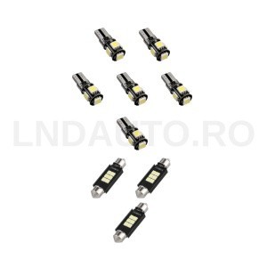 Pachet 9 Becuri LED Interior VW Passat B7 2010-2014 foto