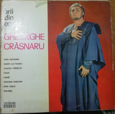 Disc Vinil Gheorghe Crăsnaru - Arii Din Opere -Electrecord - ST-ECE 01466 foto
