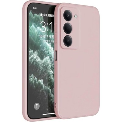 Husa Soft Touch, slim, ALC Mobile, anti soc, compatibila cu Xioami Redmi 15, Roz Pal Tpu foto