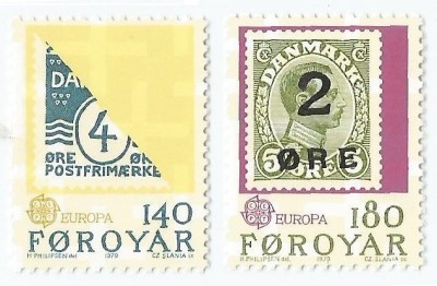 |Danemarca, Feroe, Europa CEPT, 1979, MNH foto