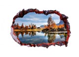 Cumpara ieftin Autocolant decorativ, Gaura in perete, Multicolor, 85 cm, 580STC-1, animale si pasari, Oem