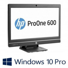 Calculatoare all in one refurbished HP ProOne 600 G1, Intel Core i3-4130, Win 10 Pro foto