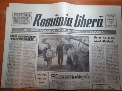 ziarul romania libera 8 martie 1990-articolul &amp;quot; teroristii in proces &amp;quot; foto