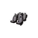 SET HUSE SCAUN RACING GRI - NEGRU