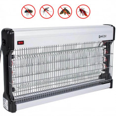 Aparat UV profesional anti-insecte 60W, acoperire pana la 400 mp, carcasa aluminiu, lant de suspendare foto