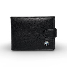 Portofel BMW Barbatesc Negru - Piele Eco Premium - Compartiment Buletin si 10 Carduri, Magrot 26008