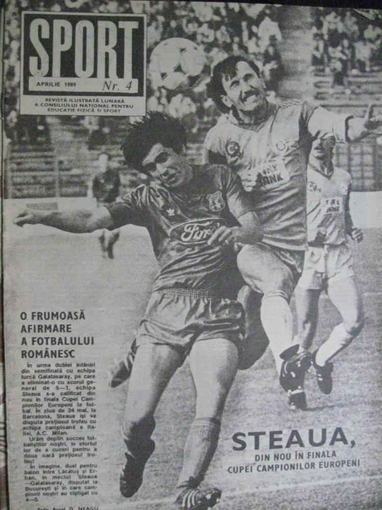 Revista Sport (1989) Steaua Bucuresti din nou in finala Cupei Campionilor  Europe | Okazii.ro