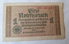 1 Mark - Bancnota veche Germania nazista - Reichsmark