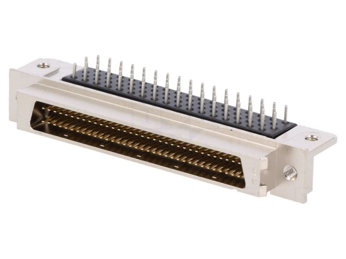 Conector cablu-placă ecranat 68PIN THT