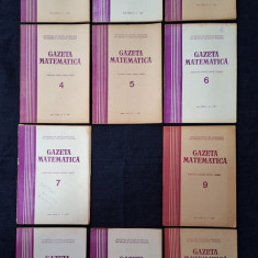 Gazeta Matematica, Seria B, anul LXXX, nr. 1,2,3,4,5,6,7,9,10,11,12 anul 1975