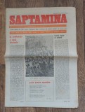 Ziarul SAPTAMINA Culturala a capitalei - serie noua, nr 526 / 2 ianuarie 1981, redactor sef Eugen Barbu