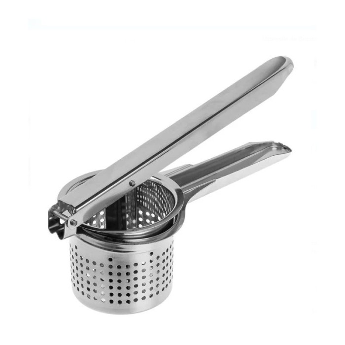 Presa pentru Cartofi si Piure de Legume, Recipient Perforat Detasabil