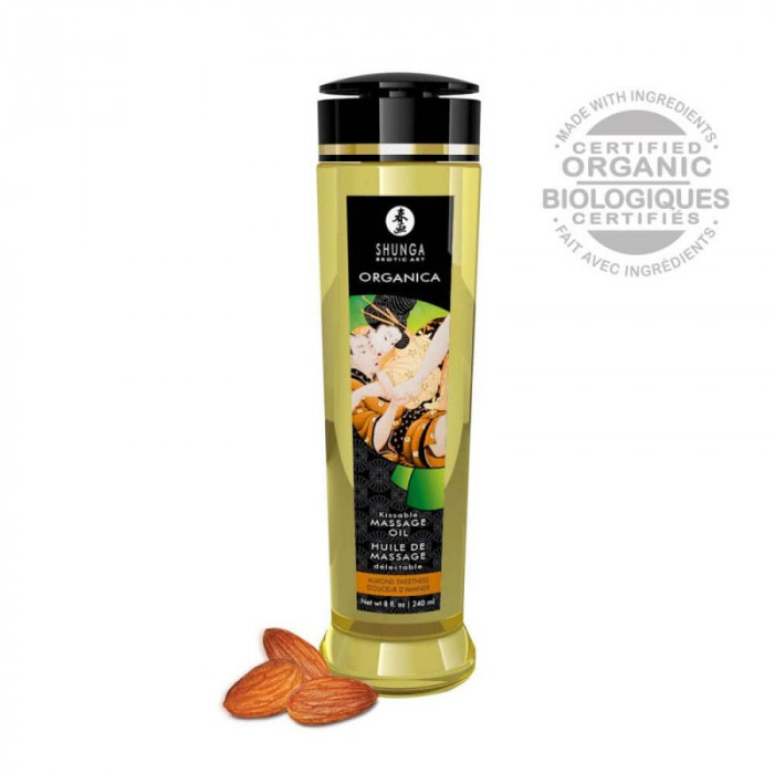 Ulei Pentru Masaj Erotic Organica Almond Sweetness, 240ml